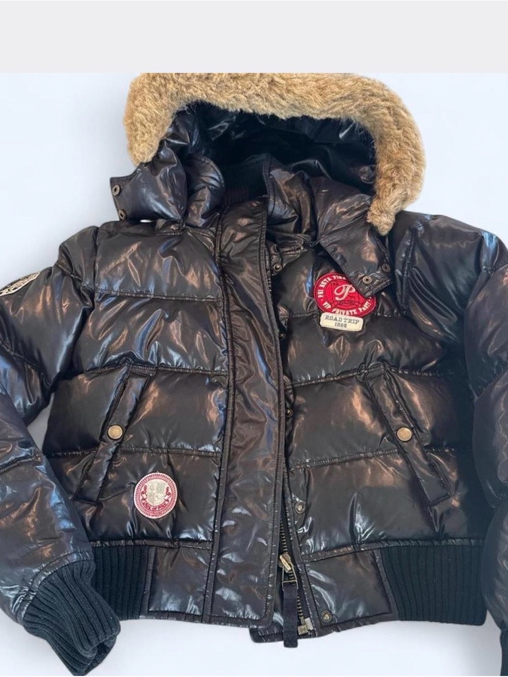 Vintage PINK VS Puffer Jacket Medium